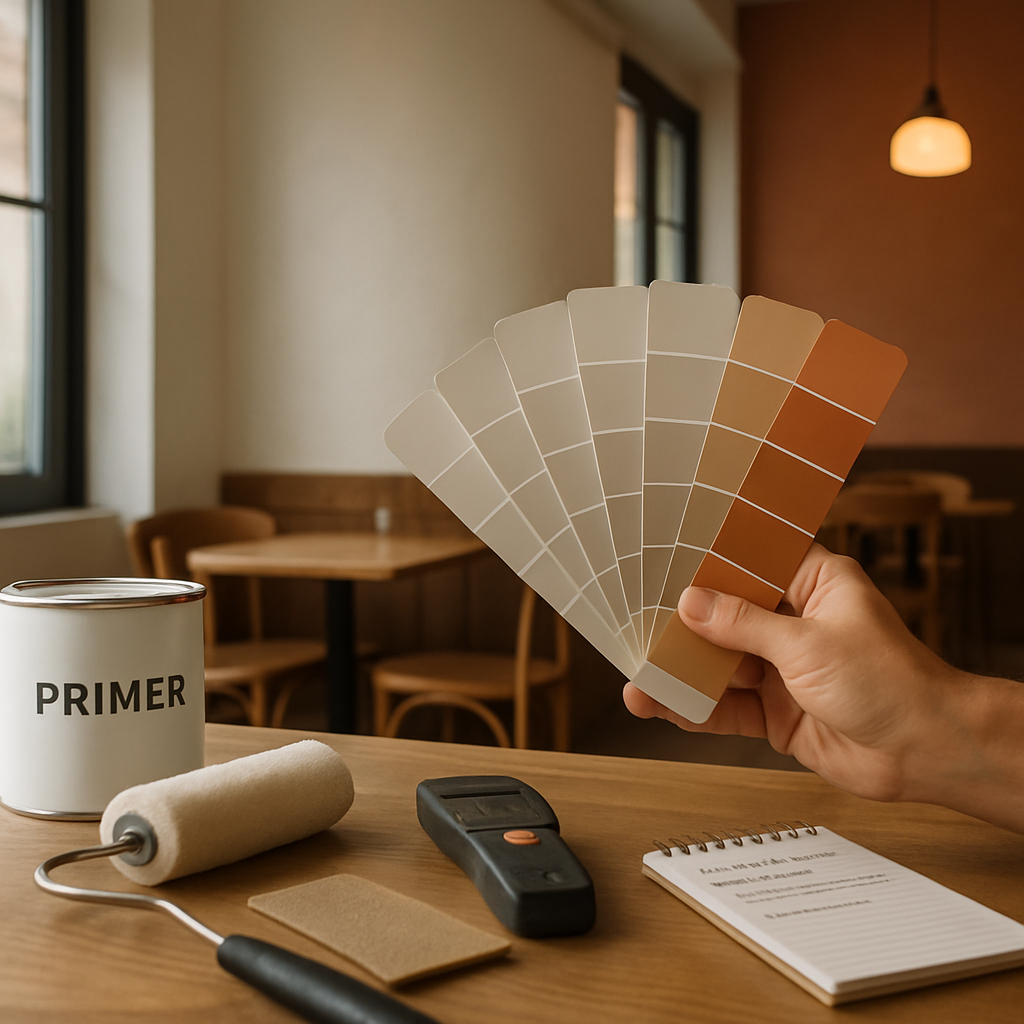 Farbkonzepte und Untergrundvorbereitung für Fensterprofis