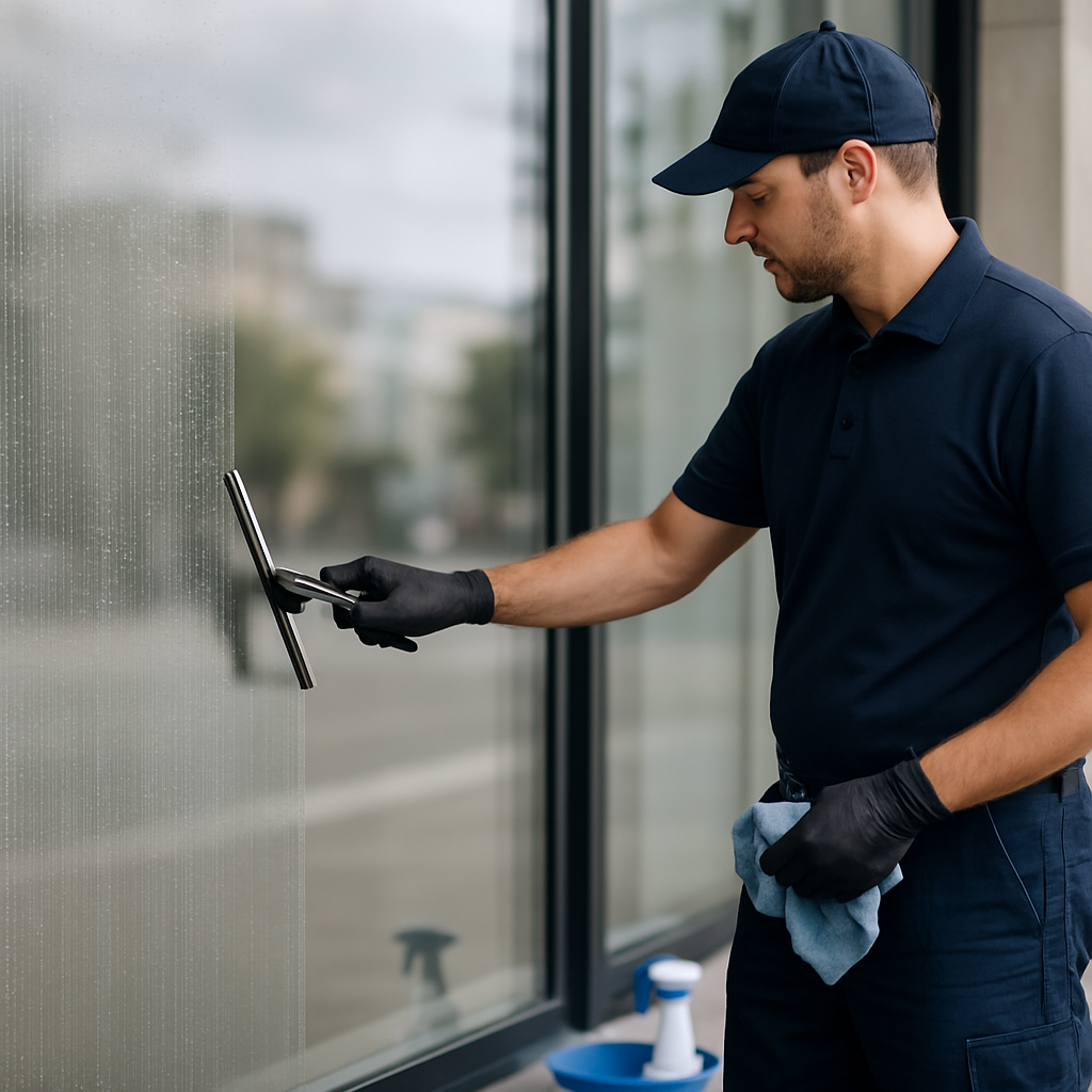 Glasreinigung Hochglanz Oberflächen von Veterans Window Services