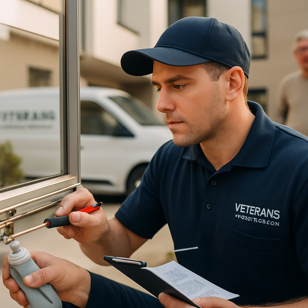 Fensterwartung mit Veterans Window Services – zuverlässig